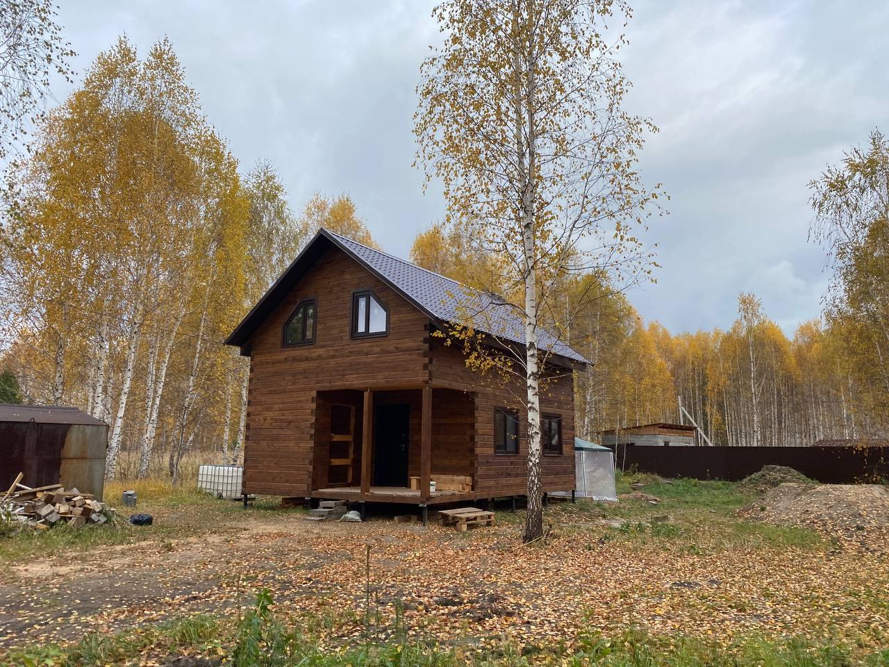 Строительство дома из строганного бруса